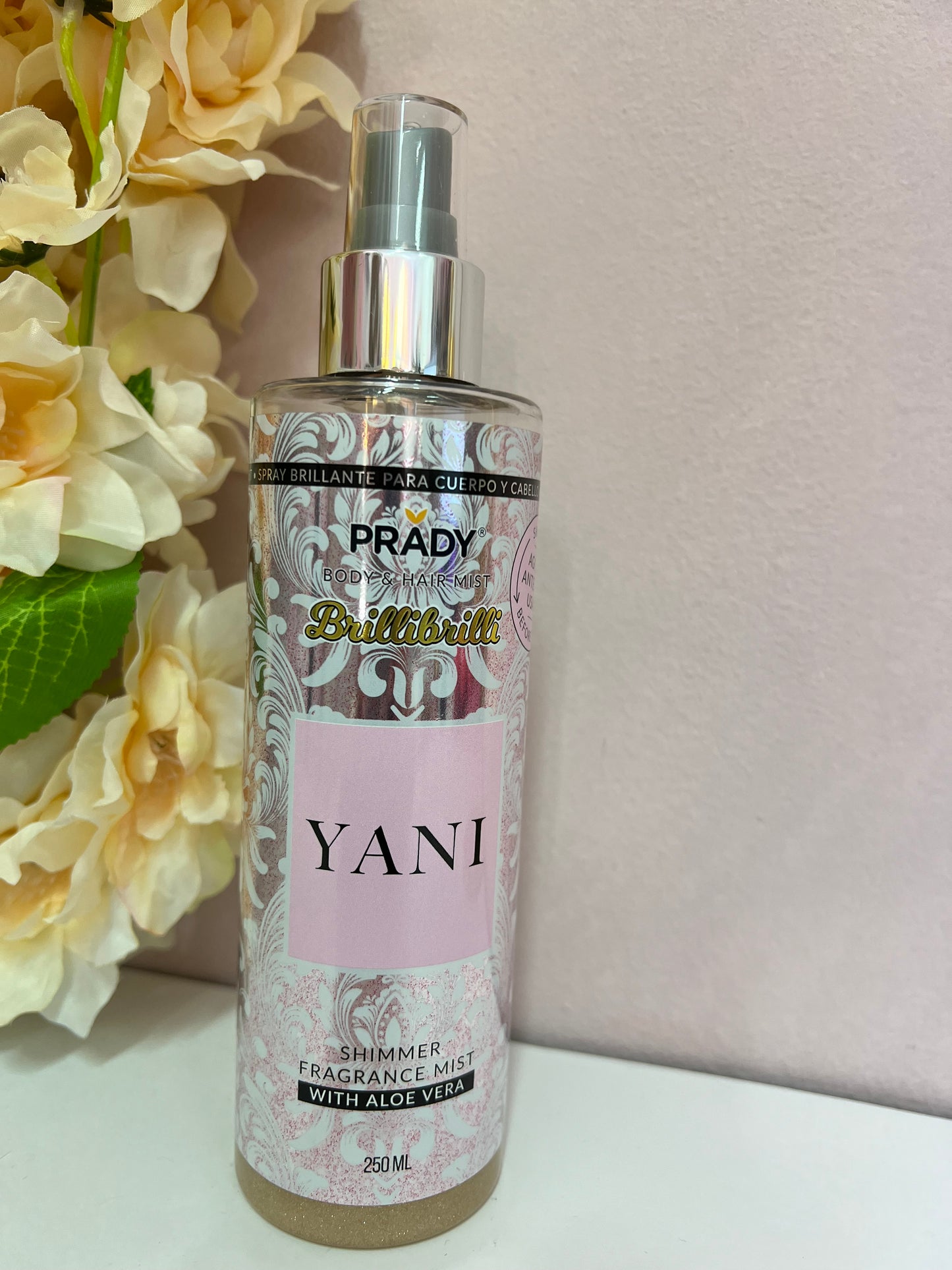 Spray corporal PRADY con Brillibrilli