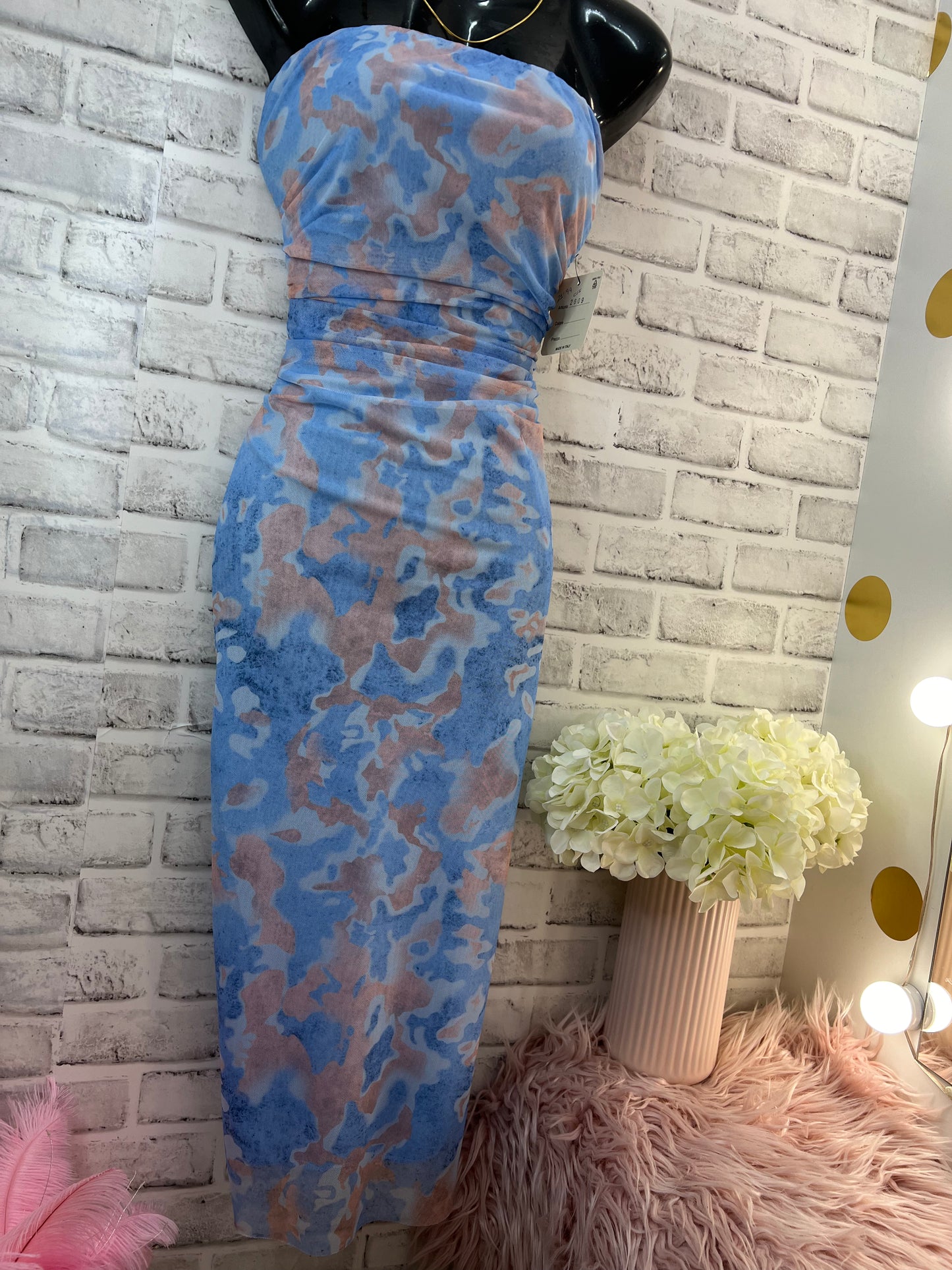 Vestido marmolado