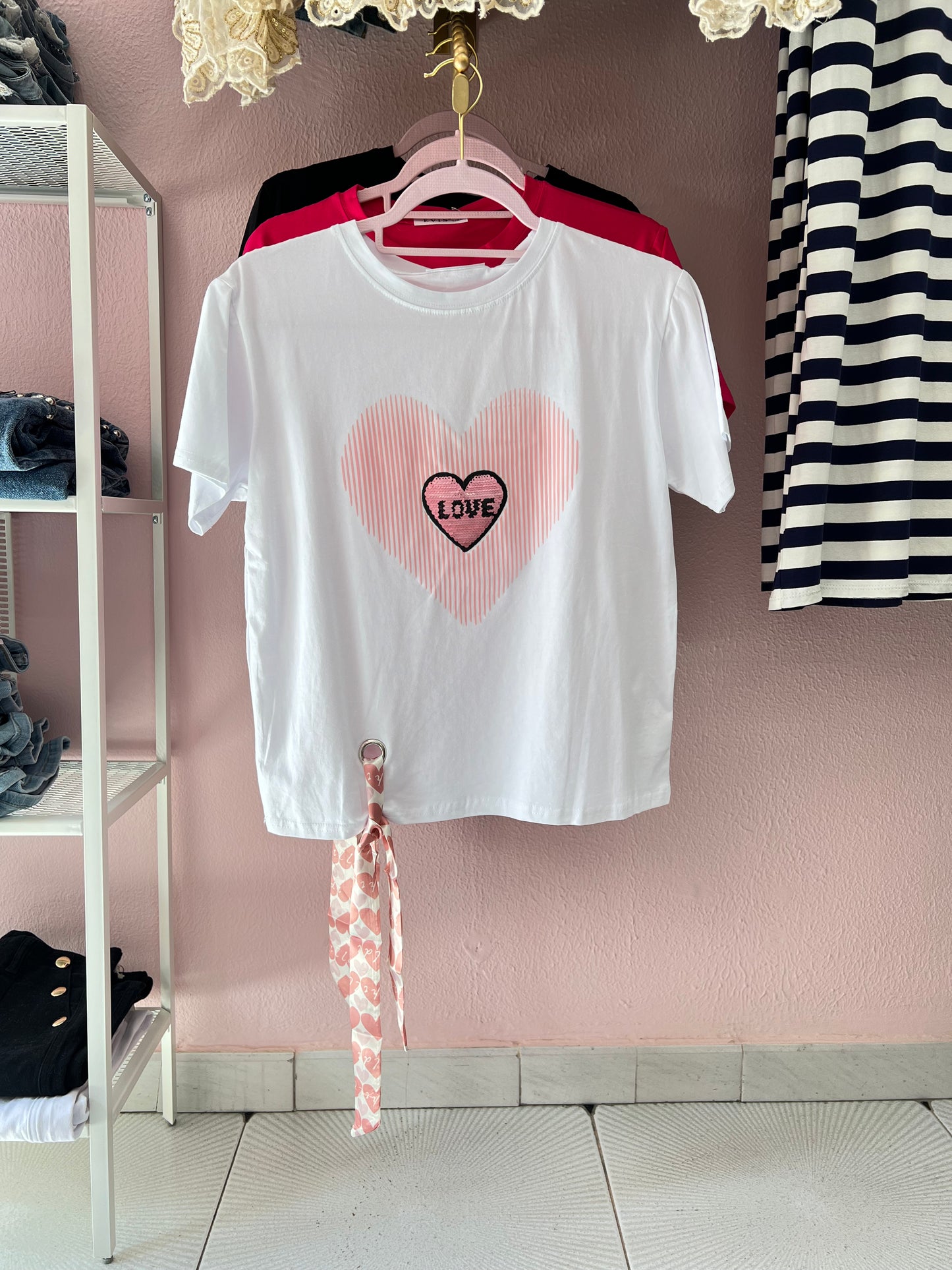 Camiseta corazón