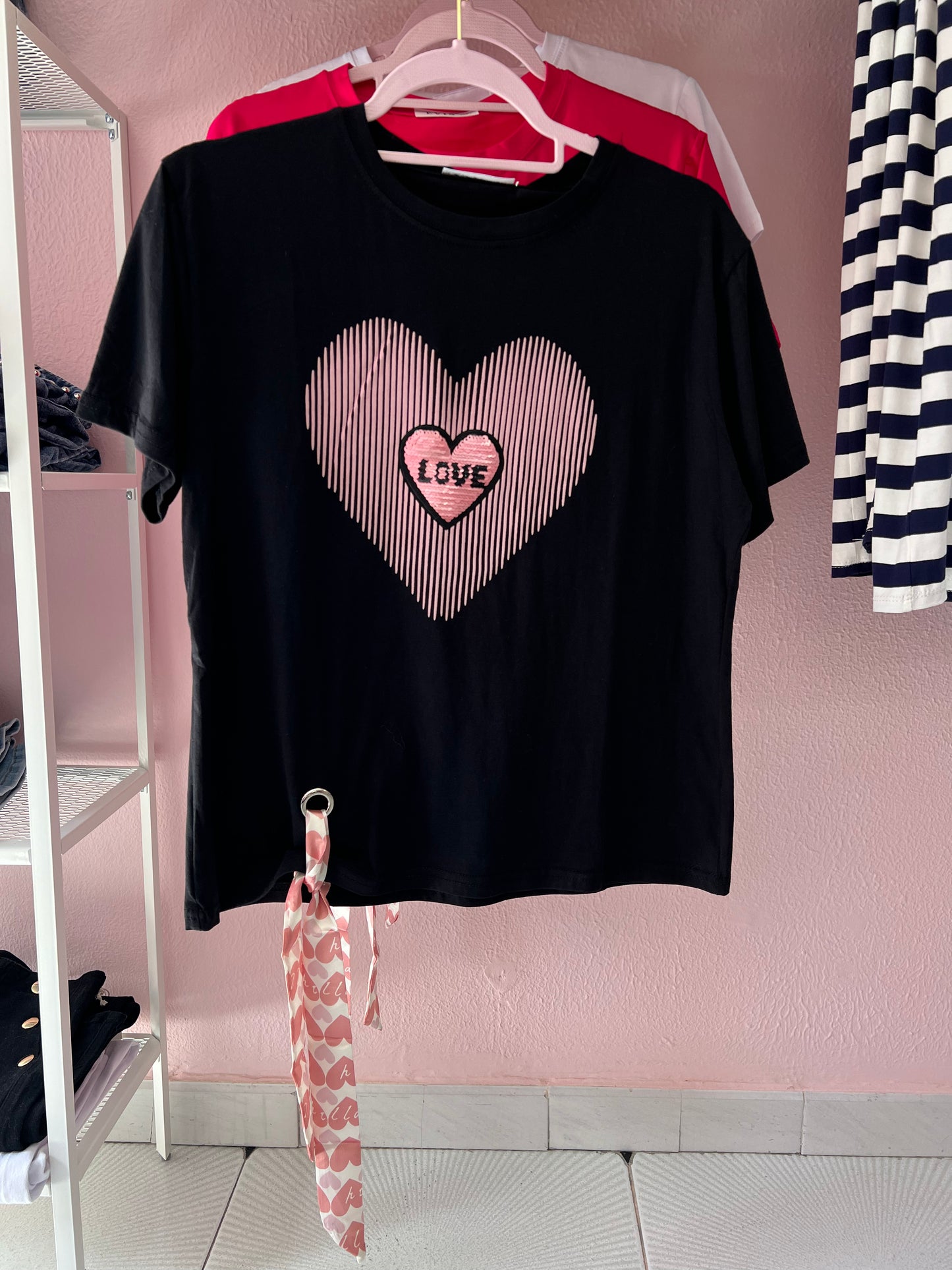 Camiseta corazón