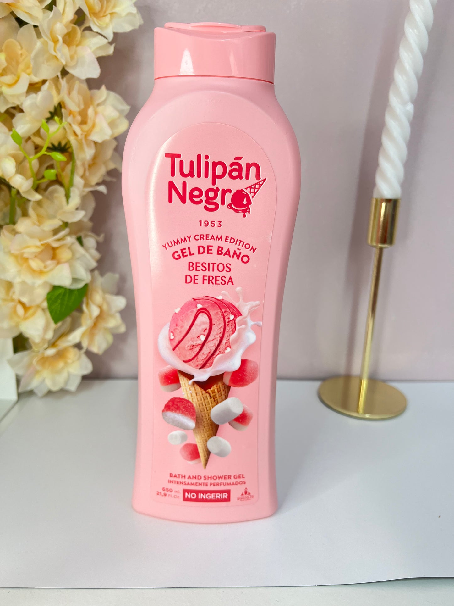 Gel de ducha tulipán negro